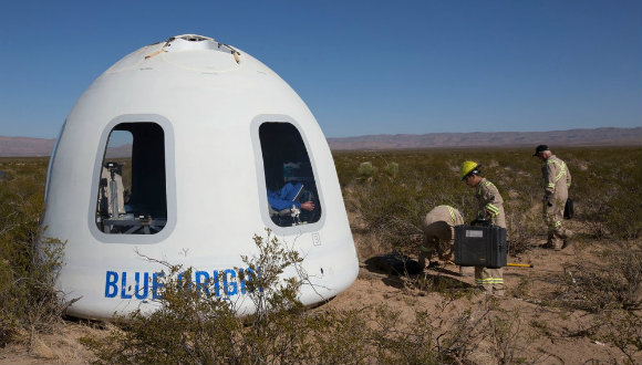 Blue Origin kapsülü ilk uçuşunu yaptı!