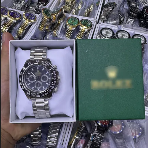 Toptan Lüks Yeşil Saat Kutusu (Yastıklı Sert Mukavva Hardbox)