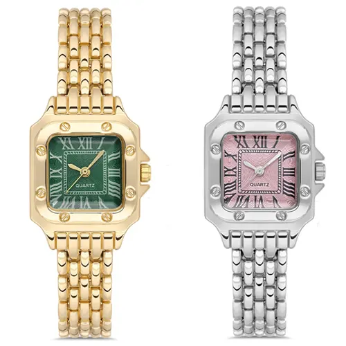 Toptan Luxury Square Link Bracelet Saat