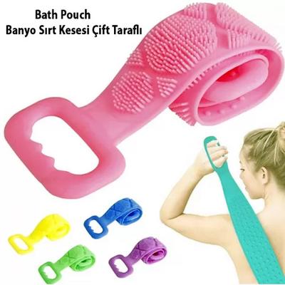  Bath Pouch Banyo Sırt Kesesi Çift Taraflı