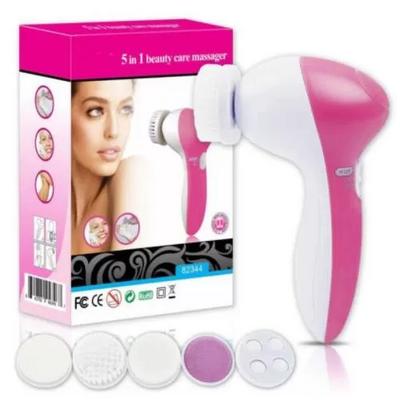 5 iN 1 Pilli Yüz Temizleme, Masaj ve Peeling Fırça seti