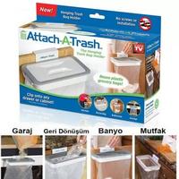 Attach A Trash Kapaklı Çöp Poşeti Tutucu