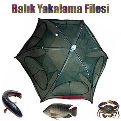 Balık Yakalama Filesi 6 Cepli Büyük Boy Balık Ağı