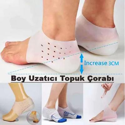Boy Uzatıcı Topuk Çorabı-Heel Riser