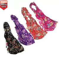 Toptan Çiçekli Boncuklu Bandana