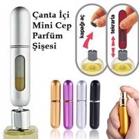 Doldurulabilir Çanta İçi Mini Cep Parfüm Şişesi
