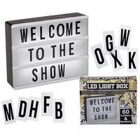 Işıklı A5 Harfli Dekoratif Led Pano Lightbox