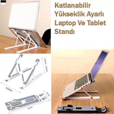 Katlanabilir Yükseklik Ayarlı Laptop Standı