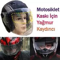 Motosiklet Kaskı İçin Yağmur Kaydırıcı