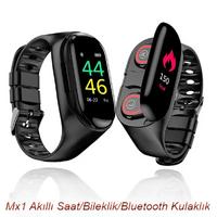 Mx1 Akıllı Saat Bileklik Bluetooth Kulaklık