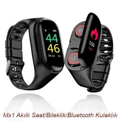 Mx1 Akıllı Saat Bileklik Bluetooth Kulaklık