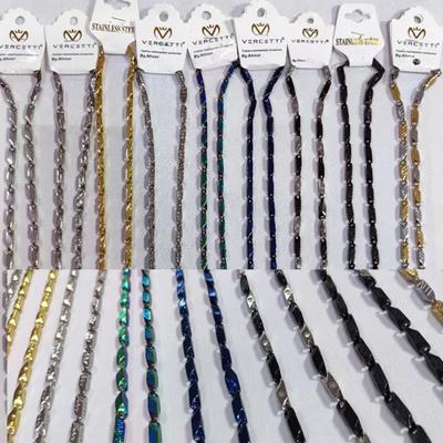 Toptan 316L Paslanmaz Çelik Kolye Zinciri 4 MM