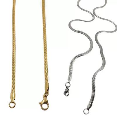 Toptan Balık Sırtı Çelik Kolyeler 0.4 mm
