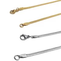 Toptan Balık Sırtı Çelik Kolyeler 0.4 mm