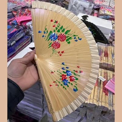 Toptan Bambu Yelpaze | El Boyaması, Karışık Renk ve Desen