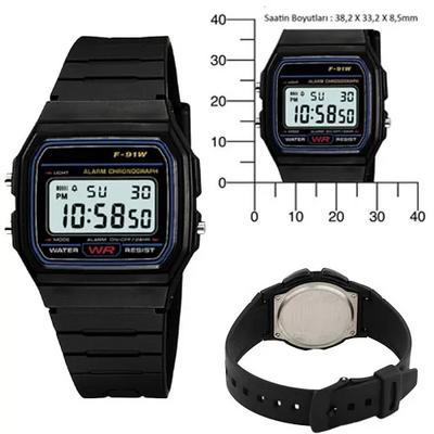 Toptan Casio F-91W Kasa Saat