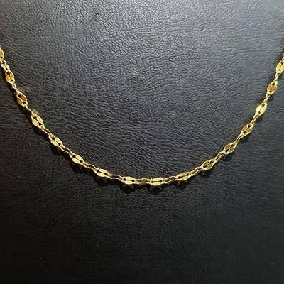 Toptan Çelik İnce Gold Zincir - Zarif ve Parlak Tasarım (VRC-99.2)