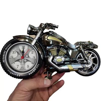 Toptan Dekoratif Motosiklet Şeklinde Alarmlı Masa Saati