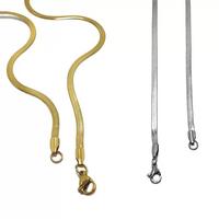 Toptan Ezme Model Yılan Çelik Kolyeler 0.4 mm