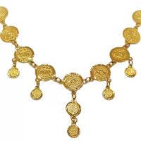 Toptan Gold Tasarım Sallantılı Çelik Kolyeler