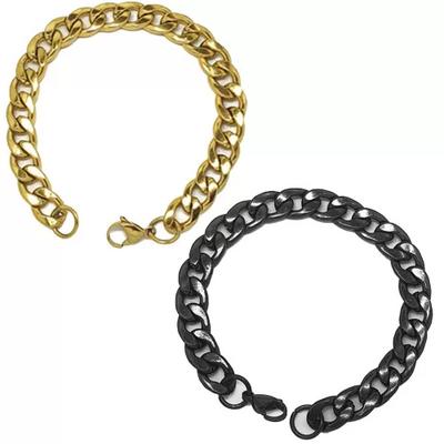 Toptan Kalın Boy Çelik Zincir Bileklik 2.5 mm