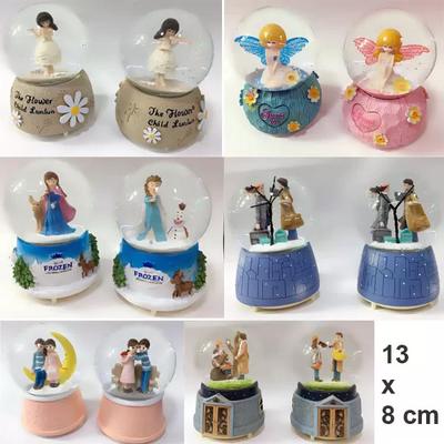 Toptan Müzikli Ve Işıklı Kar Küreleri 13x8 Cm