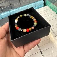 Toptan Sert Plastik Bileklik Kutusu Siyah İç Döşeme Pandora Uyumlu