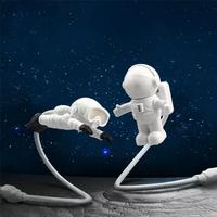 Toptan Spiral Astronot Usb Masa Lambası
