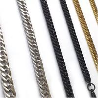 Toptan Traşlı Yassı Çelik Zincir Kolye 1.6 mm