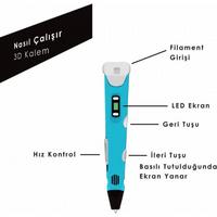 Üç Boyutlu Yazıcı 3D Kalem Pen Printer