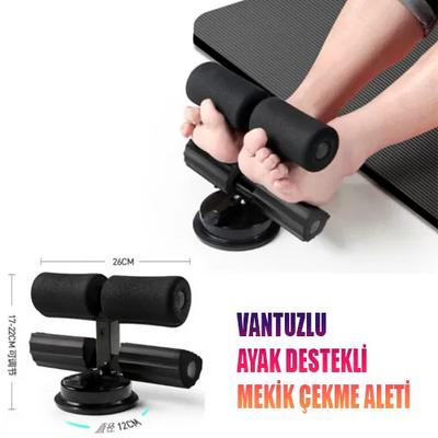 Vantuzlu Ayak Destekli Mekik Çekme Aleti