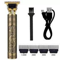 Vintage Tıraş Makinası USB Şarjlı 4 Başlıklı